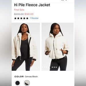 Brand New Bandier High Pile Fleece Jacket